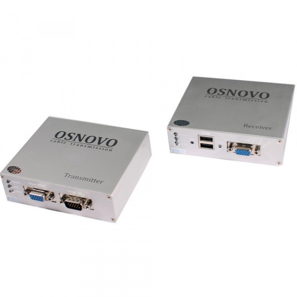 Комплект TA-VKM/3+RA-VKM/3 для передачи VGA/клавиатура/мышь на расстояние до 100 м