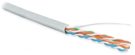 Кабель Hyperline UUTP4-C5E-S24-IN-PVC-GY-305